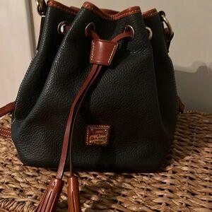 Gorgeous gray Dooney drawstring